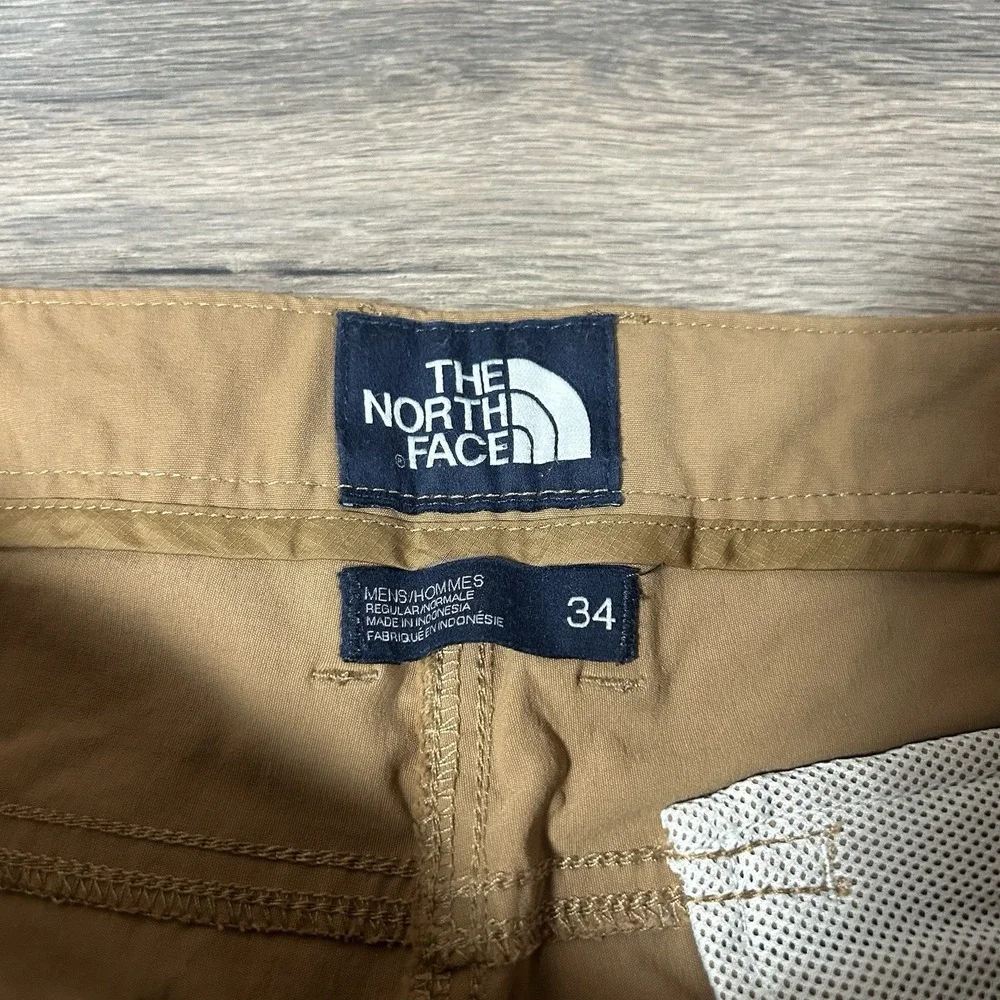 The North Face Khaki Sprag 5-Pocket Nylon Blend Pants Men's Size 34X32 NF0A3BE3